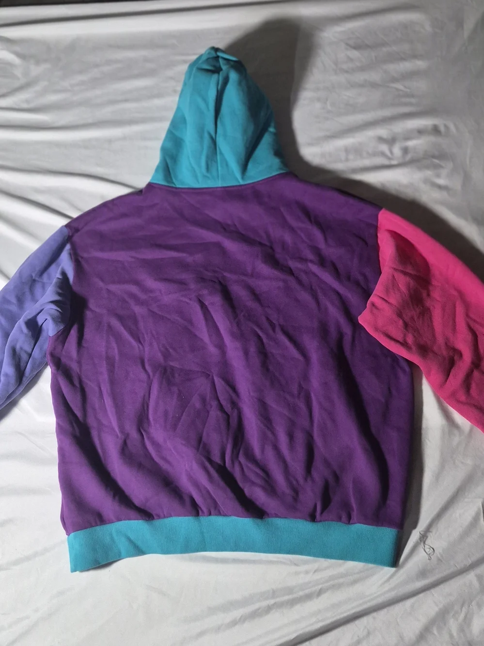 Purpled Pastel Mountain Colorblock Hoodie Size XXL